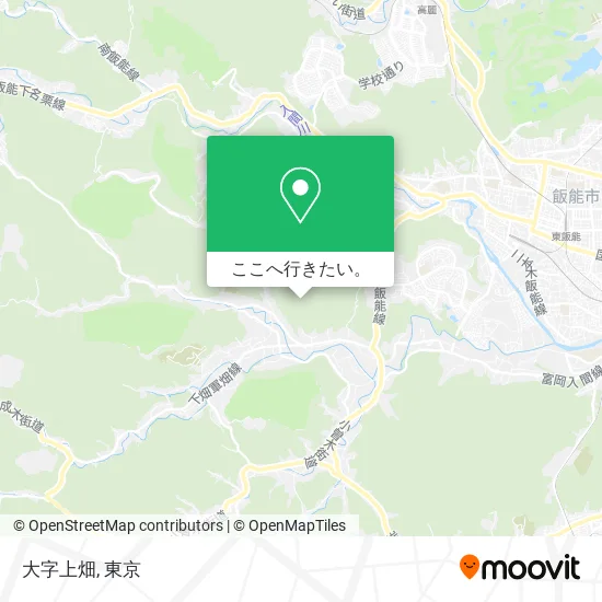 大字上畑地図