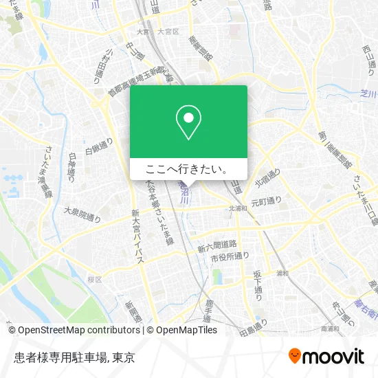 患者様専用駐車場地図