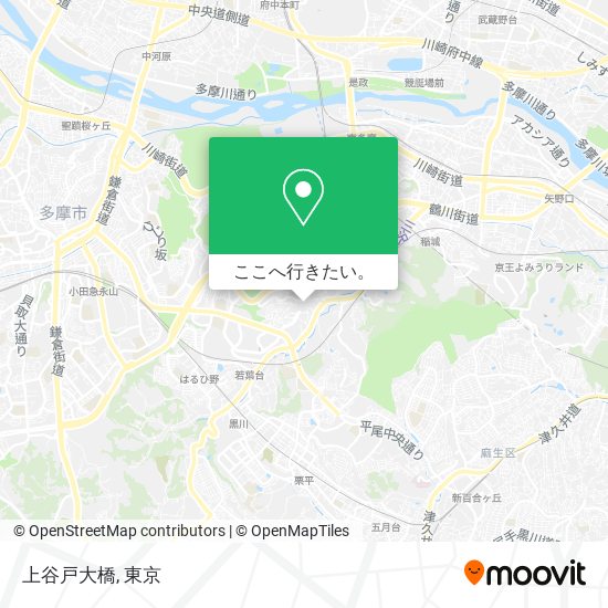 上谷戸大橋地図