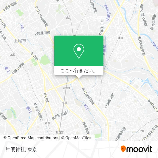 神明神社地図