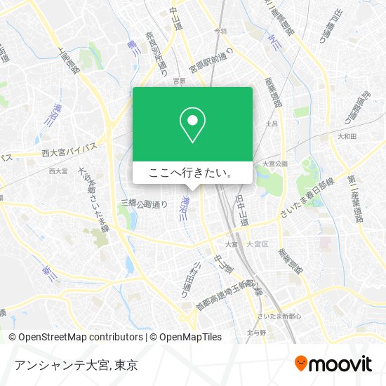 アンシャンテ大宮地図