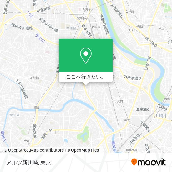 アルツ新川崎地図