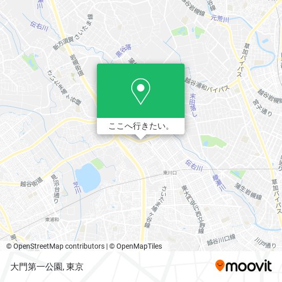 大門第一公園地図