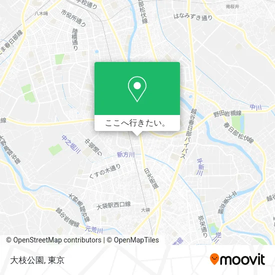 大枝公園地図