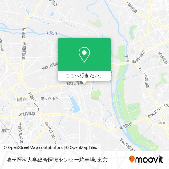 埼玉医科大学総合医療センター駐車場地図