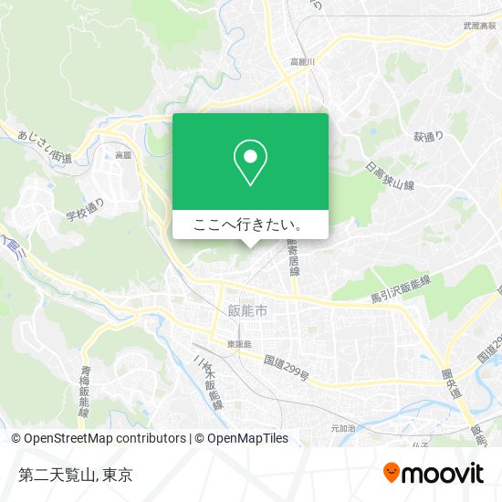 第二天覧山地図