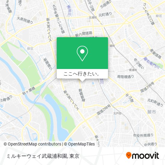 ミルキーウェイ武蔵浦和園地図