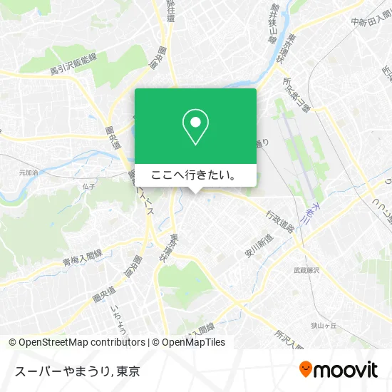 スーパーやまうり地図
