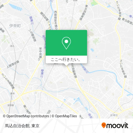 馬込自治会館地図