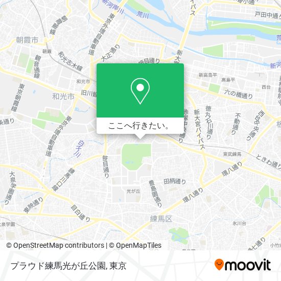 プラウド練馬光が丘公園地図