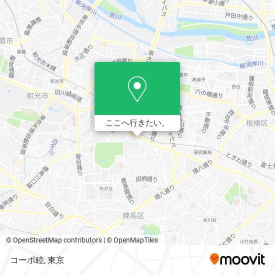 コーポ睦地図