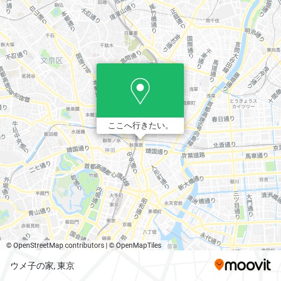 ウメ子の家地図