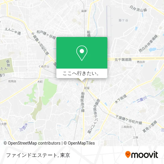 ファインドエステート地図