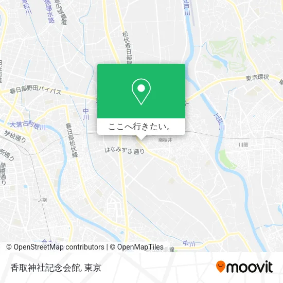 香取神社記念会館地図
