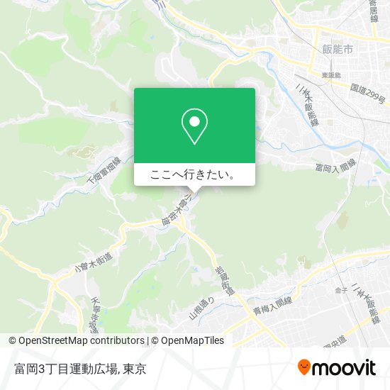 富岡3丁目運動広場地図