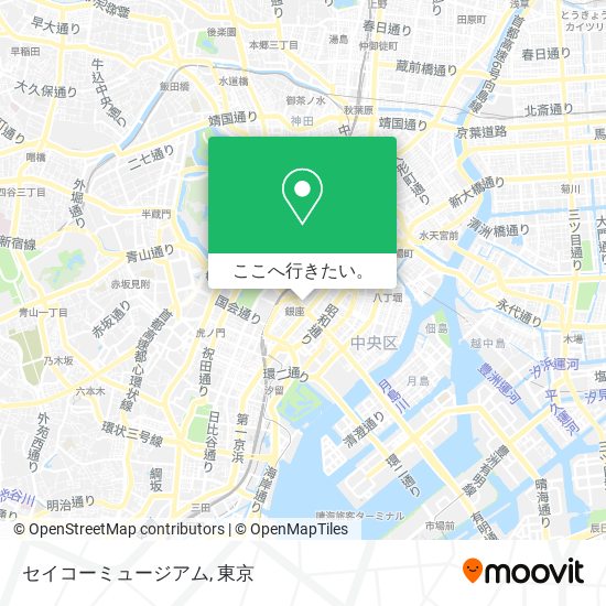 セイコーミュージアム地図