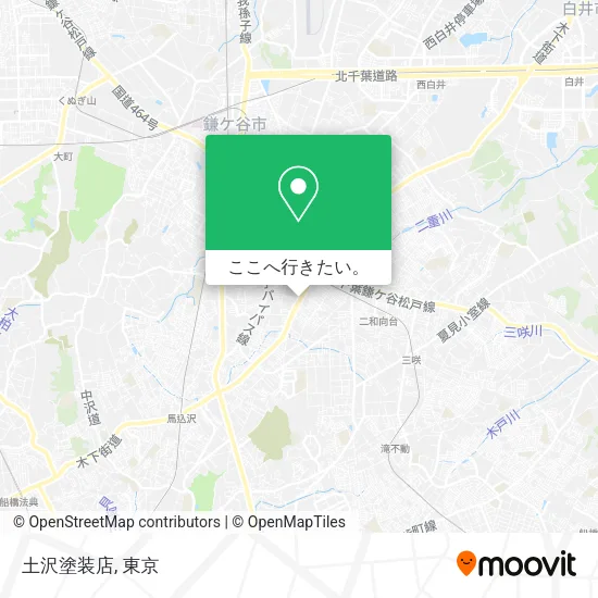 土沢塗装店地図