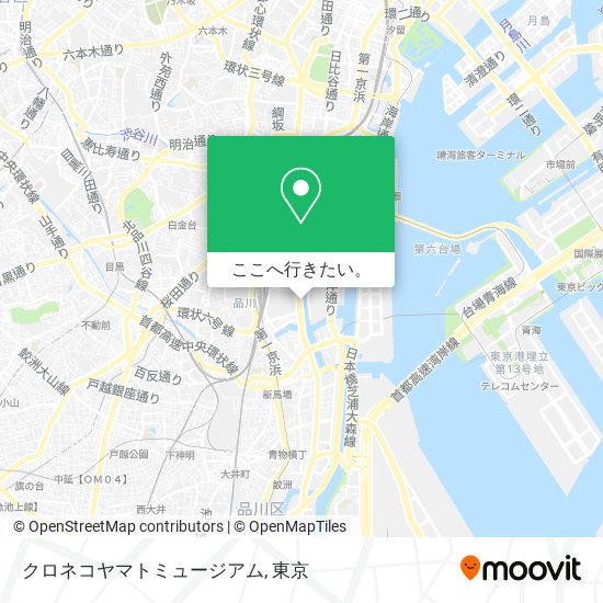 クロネコヤマトミュージアム地図