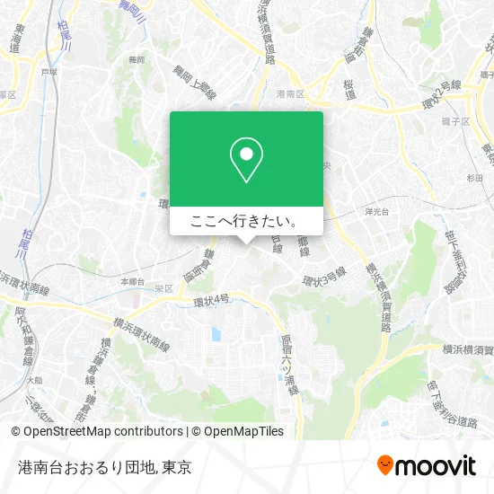 港南台おおるり団地地図