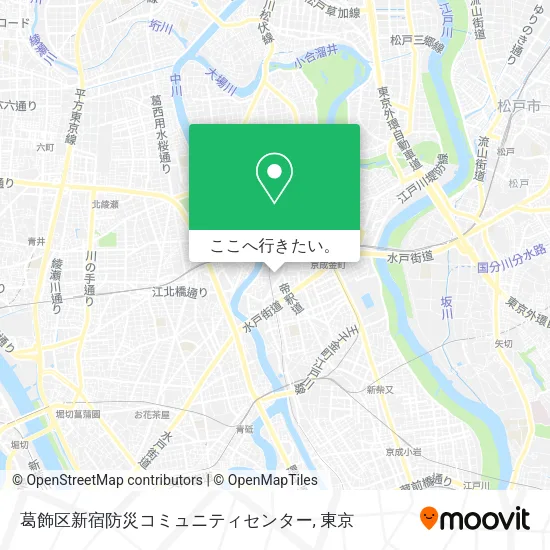 葛飾区新宿防災コミュニティセンター地図