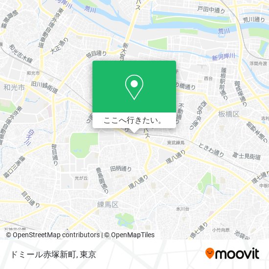 ドミール赤塚新町地図