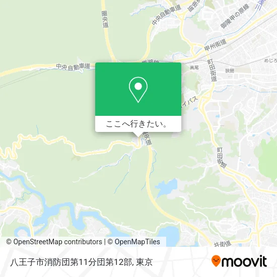 八王子市消防団第11分団第12部地図