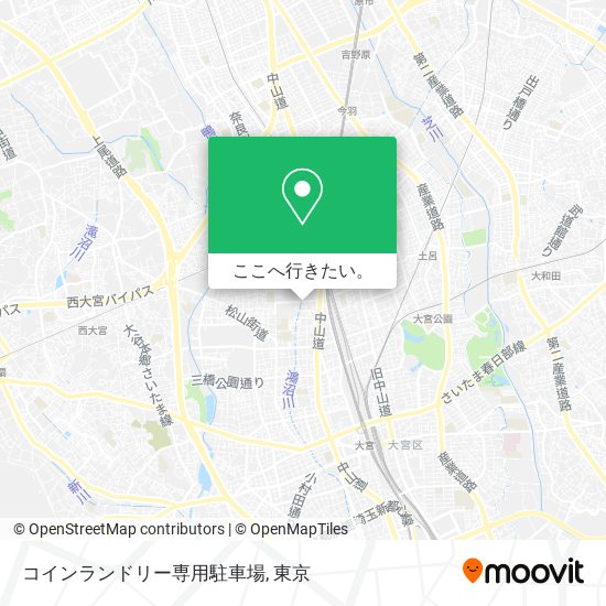 コインランドリー専用駐車場地図