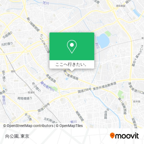 向公園地図