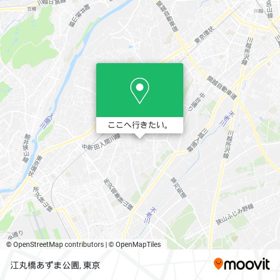 江丸橋あずま公園地図