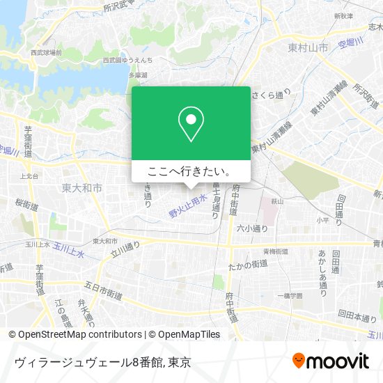 ヴィラージュヴェール8番館地図