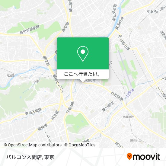 バルコン入間店地図