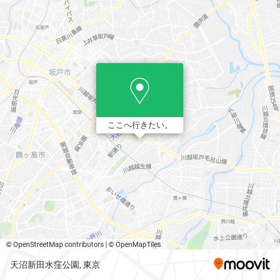 天沼新田水窪公園地図
