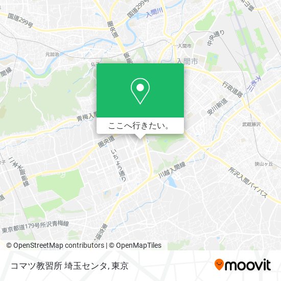 コマツ教習所 埼玉センタ地図