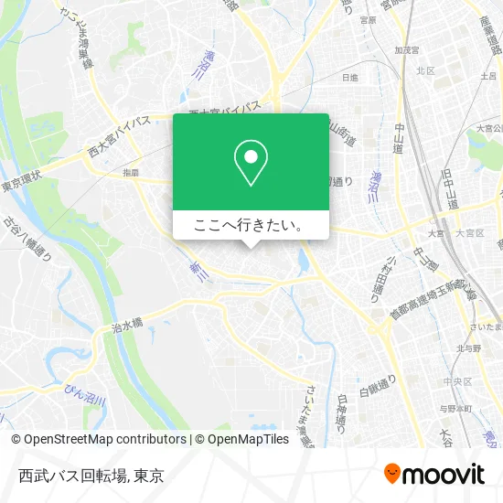西武バス回転場地図