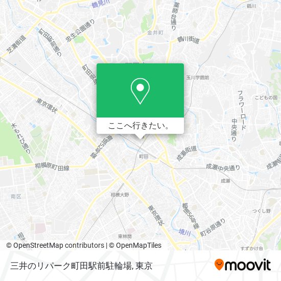 三井のリパーク町田駅前駐輪場地図