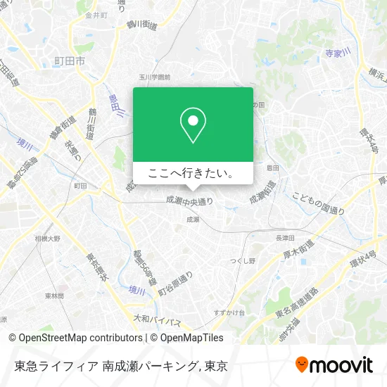 東急ライフィア 南成瀬パーキング地図