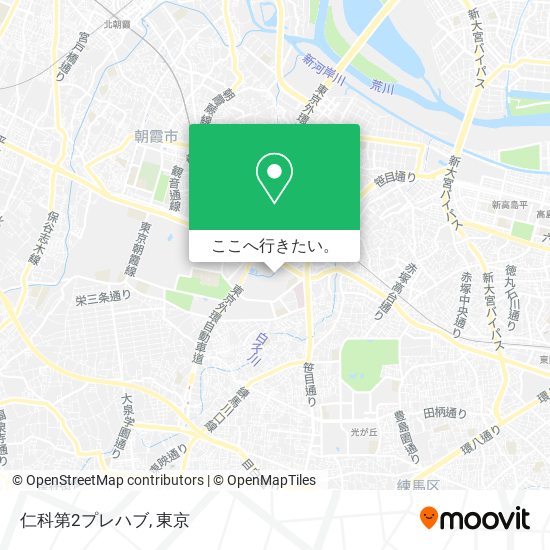 仁科第2プレハブ地図