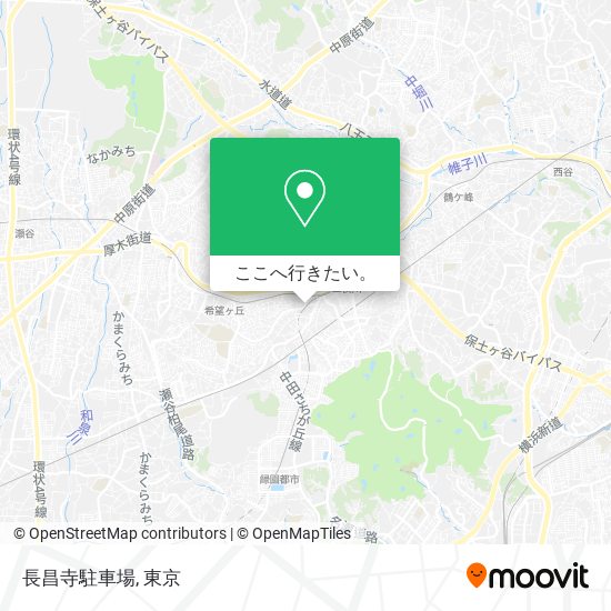 長昌寺駐車場地図