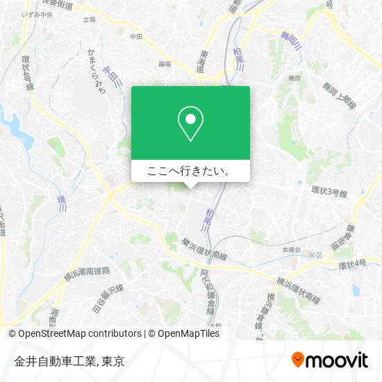 金井自動車工業地図