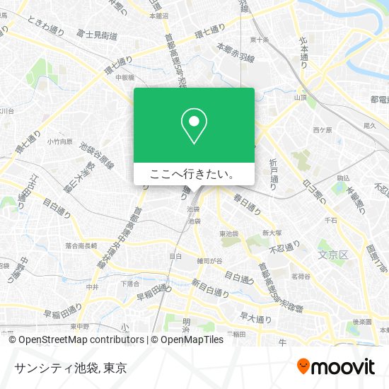 サンシティ池袋地図