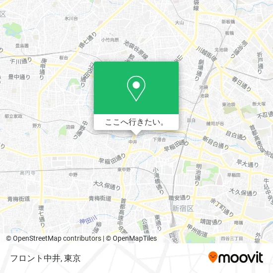 フロント中井地図
