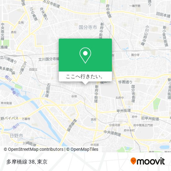 多摩橋線 38地図