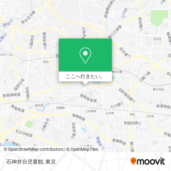 石神井台児童館地図