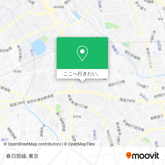 春日部線地図