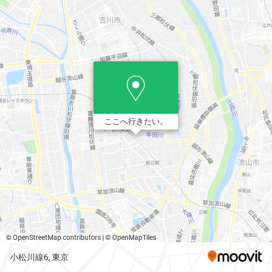 小松川線6地図