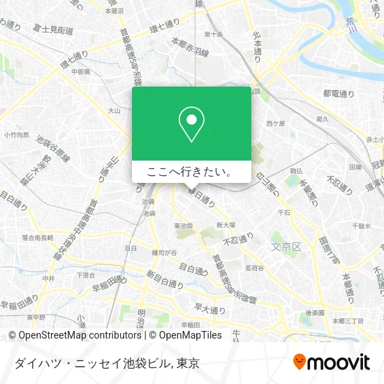 ダイハツ・ニッセイ池袋ビル地図