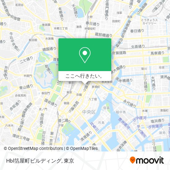 Hbl箔屋町ビルディング地図