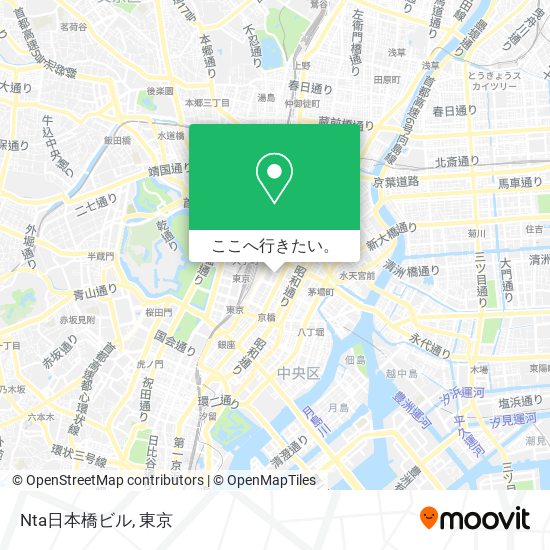 Nta日本橋ビル地図