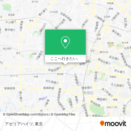 アゼリアハイツ地図