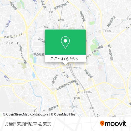 月極日東須田駐車場地図